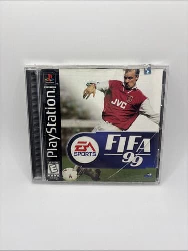 FIFA 99 PlayStation PS1 • Black Label • CIB Complete w/ Reg Card • SLUS-00782