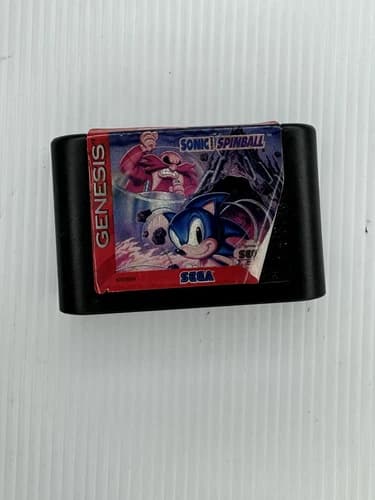 Sonic Spinball (Sega Genesis, 1993) CART ONLY