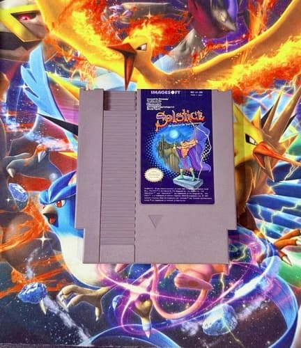 Solstice: The Quest for the Staff of Demnos (Nintendo NES) Tested -Free Shipping