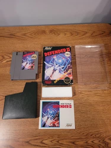 NES Defender II CIB (Nintendo Entertainment System, 1988)