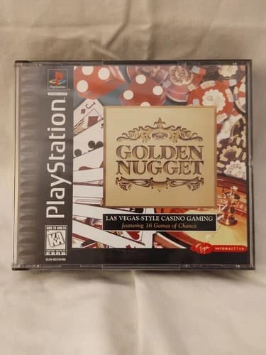 Golden Nugget (PlayStation 1) PS1 CIB Clean disc and case w/ manual