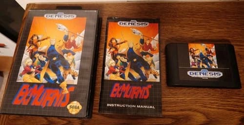 Ex-Mutants COMPLETE CIB (Sega Genesis, 1992) Malibu Comics
