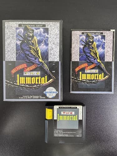Sega Genesis - The Immortal Electronic Arts - CIB Complete with manual