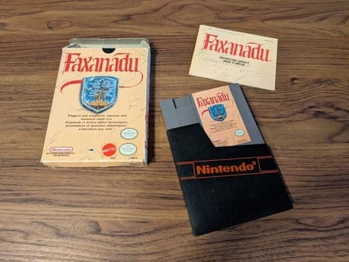 Nintendo Faxanadu NES Game - Original Box Manual Included