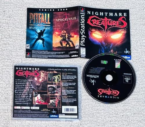 Nightmare Creatures - Complete (PlayStation 1, PS1) CIB - Tested