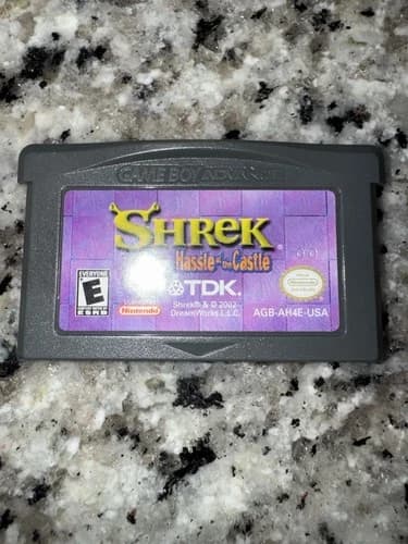 Shrek: Hassle at the Castle (Nintendo Game Boy Advance, 2002) Tested Authentic
