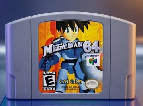 Mega Man 64 N64 Cartridge – Classic Nintendo 64 Retro Action Adventure Game