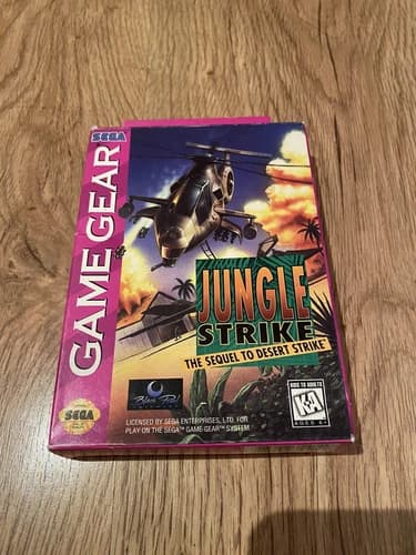Jungle Strike Sega Game Gear