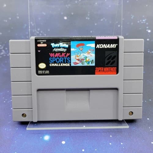 Tiny Toon Adventures Wacky Sports Challenge (Super Nintendo) Video Game Tested