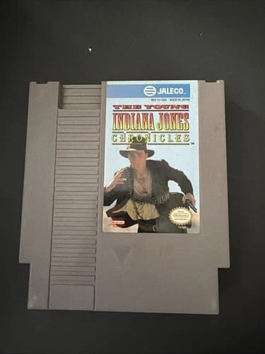 The Young Indiana Jones Chronicles - Nintendo NES Cartridge