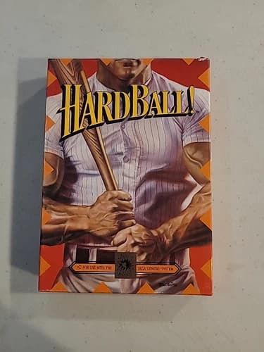 HardBall (Sega Genesis, 1991) CIB With Manual And Original Cardboard Box