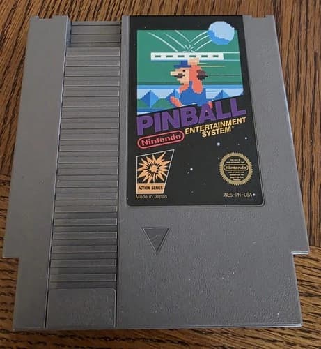 Nintendo Pinball Nintendo NES NTSC-U/C Action Series Pinball Game Cartridge