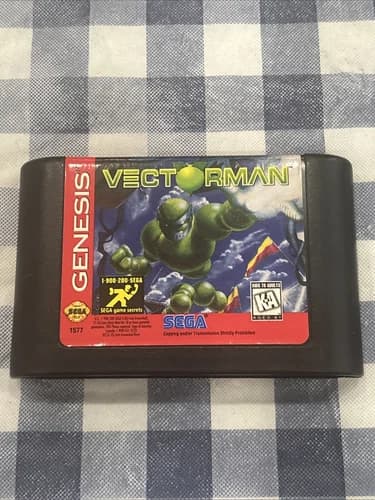 Vectorman (Sega Genesis, 1995) Tested And Working