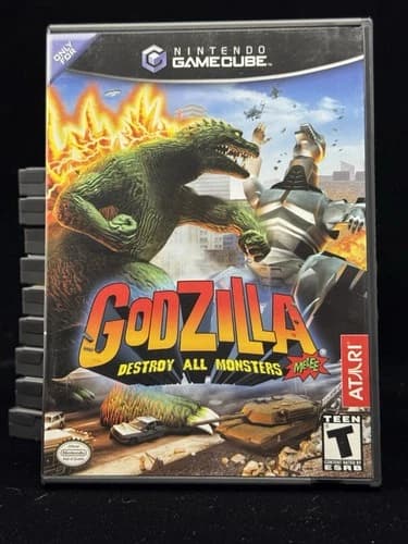 Godzilla-Destroy All Monsters Nintendo GameCube Great Condition - Tested