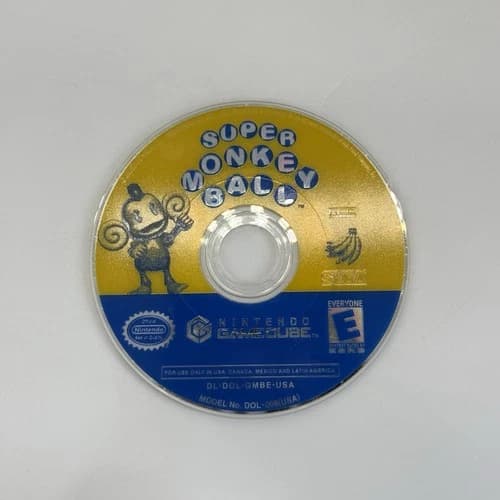Super Monkey Ball (Nintendo GameCube, 2001) Disc Only