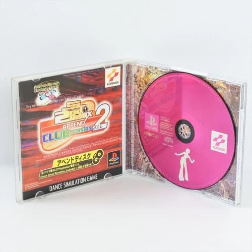 PS1 Dance Dance Revolution 2nd Remix APPEND CLUB 2 DDR Playstation JP ccc p1