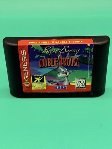 Sega Genesis Bugs Bunny Double Trouble Game 1996 Edition