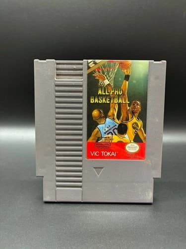 Nintendo NES video game cartridge vintage original All-Pro Basketball