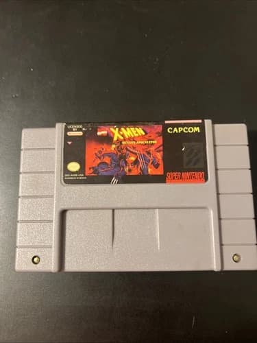 X-Men Mutant Apocalypse Super Nintendo (SNES) Game by CAPCOM, 1994