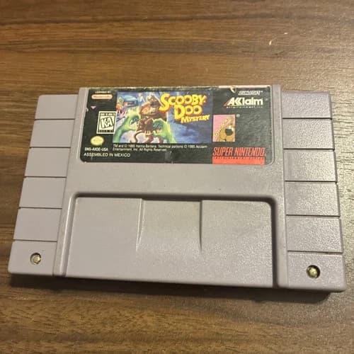 Scooby-Doo Mystery SNES Super Nintendo 1995 Cartridge Only