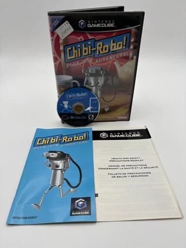 Chibi-Robo (Nintendo GameCube, 2006) Complete CIB w/ all inserts CLEAN!