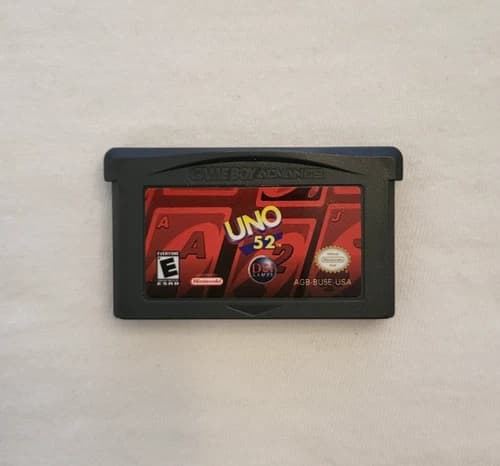 Uno 52 (Nintendo Game Boy Advance, 2006) Authentic Tested Excellent