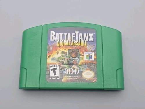 BattleTanx: Global Assault (Nintendo 64) N64 Vintage Authentic - Tested!