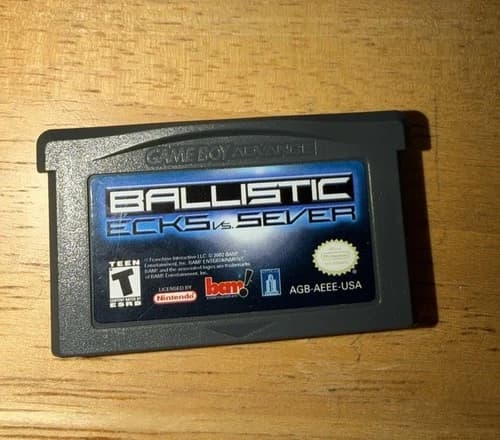 Ballistic: Ecks Vs Sever (Nintendo GameBoy Advance, GBA, 2002) Game Only Tested