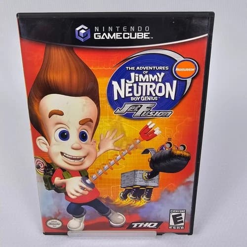 Adventures of Jimmy Neutron Boy Genius: Jet Fusion (GameCube) CIB Tested