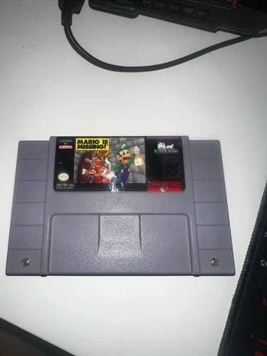 Mario is Missing SNES Game Cartridge NTSC-U/C AUTHENTIC