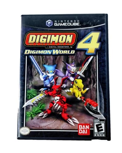 Digimon World 4 (Nintendo GameCube, 2005) Ban Dai (tested & works)