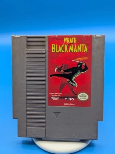 Wrath of the Black Manta NES Nintendo Game Cartridge Tested & Working Authentic