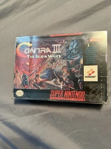 Contra III: The Alien Wars CIB Nintendo Snes