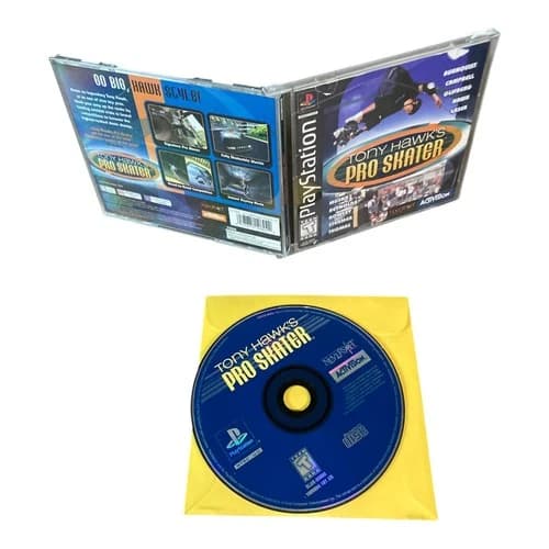 Sony PlayStation 1 PS1 CIB Complete TESTED Tony Hawk's Pro Skater 1999 BL CF