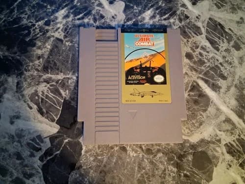 Ultimate Air Combat Nintendo NES Authentic Tested Contacts Cleaned