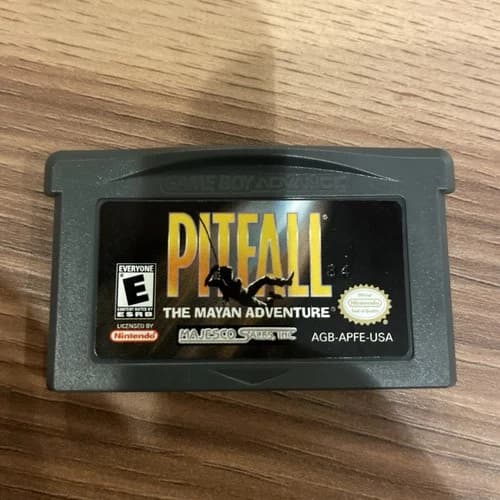 Nintendo Game Boy Advance Pitfall: The Mayan Adventure Game Tested Minty!
