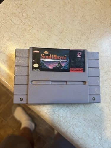 Soul Blazer (Super Nintendo SNES, 1992) AUTHENTIC Game Tested
