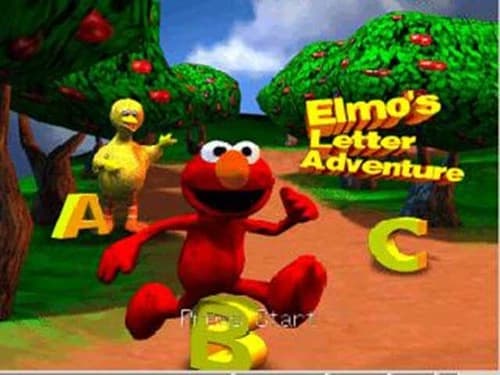 Elmo's Letter Adventure - Nintendo N64 Game