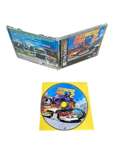 Sony PlayStation 1 PS1 CIB COMPLE TETESTED Destruction Derby 2 1997 BL