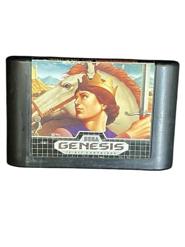 Sword of Vermilion Genesis Game Sega Authentic Cartridge Vintage RPG 1990 Tested