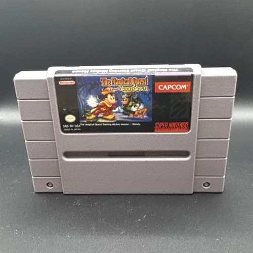 Capcom The Magical Quest Starring Mickey Mouse Super Nintendo SNES NTSC-U/C