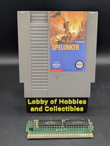 Spelunker ( Nintendo Entertainment System NES ) Authentic - Cleaned - Tested