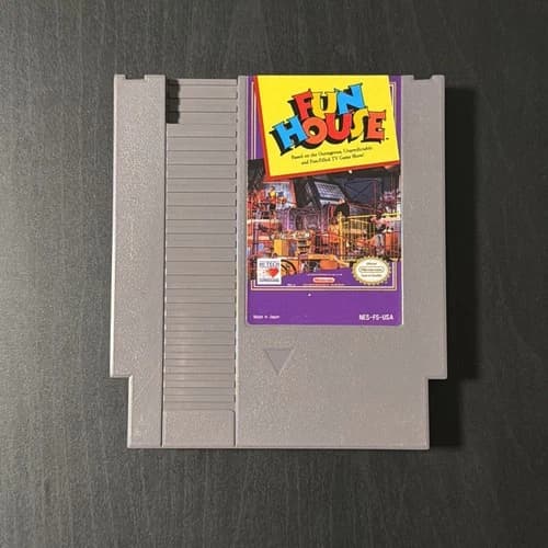 Fun House (NES, 1991) Authentic Cartridge - Tested & Working