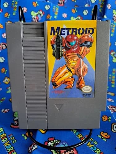 Metroid NES Game Cartridge Only Nintendo Entertainment System Yellow Label