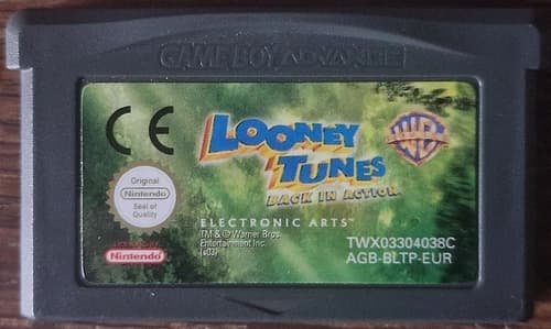 Loony Tunes Back in Action Nintendo Game Boy Advance 2003 Region Free Game Only