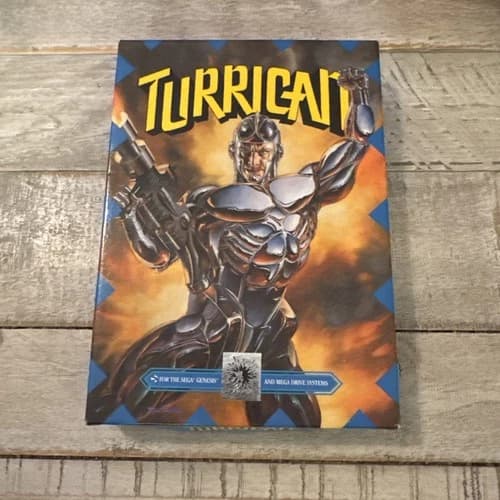 Turrican (Sega Genesis, 1991) Complete in Box CIB • Cart/Manual/Inserts