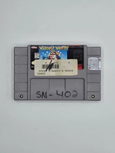 Wario's Woods Super Nintendo Entertainment System (SNES) TESTED