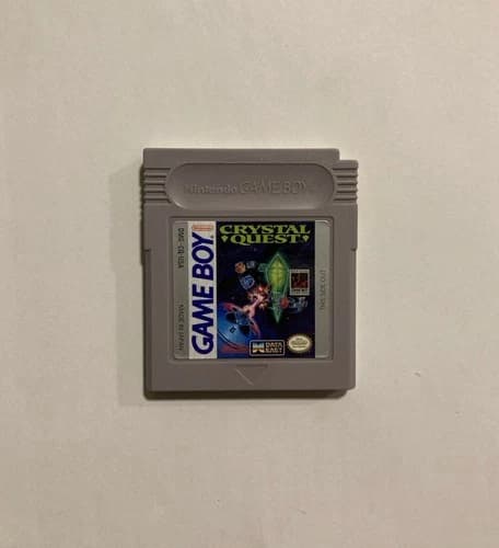 Crystal Quest (Nintendo Game Boy, 1991) Original Authentic Cartridge TESTED