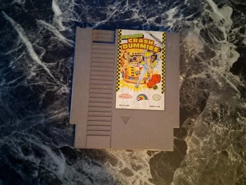 The Incredible Crash Dummies Nintendo NES Authentic Tested Contacts Cleaned