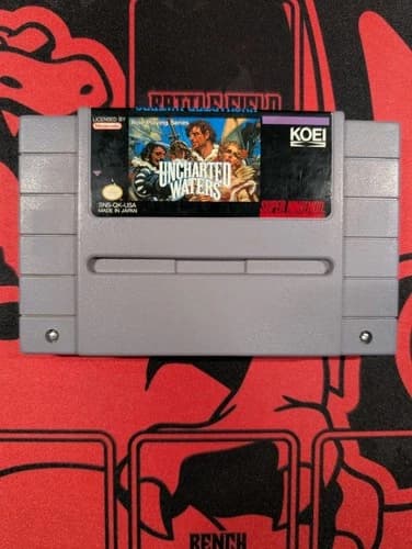 Uncharted Waters SNES (Super Nintendo, 1993) Cartridge Only